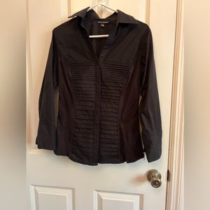 Zac & Rachel black long sleeve shirt - size medium